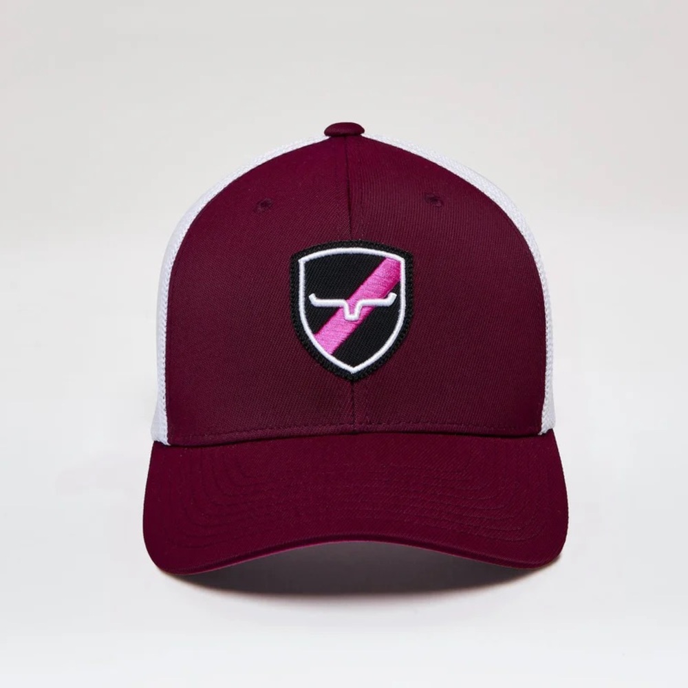 NWT Men’s Kimes Ranch Maroon and White Cap with Logo - Picture 2 of 3